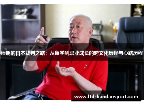 傅明的日本裁判之路：从留学到职业成长的跨文化历程与心路历程
